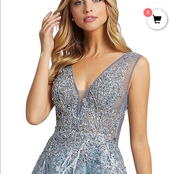 SOLD **** Mac Duggal Dress NEW SIZE 6 - Picture 3 of 6